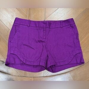 The Limited Purple Woven Shorts Womens